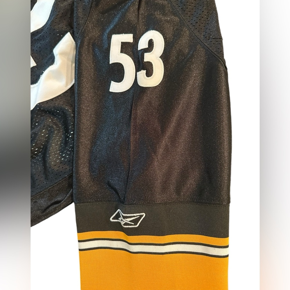 Reebok Men Pittsburgh Steelers Maurkice Pouncey Authentic Jersey Sz 50 - Picture 5 of 8